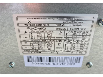New Welding equipment SpawarkaTig WELDKAR WK 320 AC/DC Puls, 320 A: picture 5