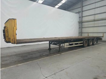 Dropside/ Flatbed semi-trailer Krone SD 27 FREINS TAMBOURS: picture 2