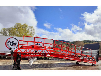 New Loading ramp Loading Ramp with with hydraulic tilting bridge -  AZ RAMP - STAR-RL- 20T. 20 ton capacity: picture 3