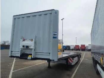 New Dropside/ Flatbed semi-trailer Krone Plateau-Auflieger - Lenkachse + Stapleraufnahme: picture 5
