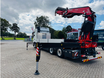 Dropside/ Flatbed truck, Crane truck Volvo FH 540 6x2 Container Fassi F545 Heck: picture 2