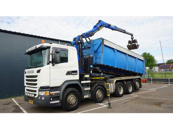 Crane truck Scania G 490 10X4 CABLE SYSTEM TRUCK WITH PALFINGER Q180Z95TR CRANE: picture 2