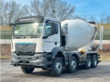 Concrete mixer truck MAN TGS 41.480 8x4 /Euro6e  Euromix EM 12 R: picture 2