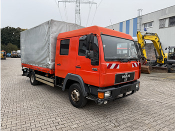 Curtainsider truck MAN 8.174 Pritsche+Plane+Ladebordwand DOKA L2000: picture 3