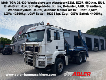 Skip loader truck MAN TGS 26.440