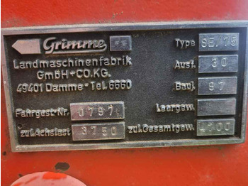 Harvester Grimme SE-75-30-UB: picture 4