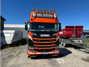 Timber truck Timmerbil Scania R650B 6X4 NB + Släp: picture 2