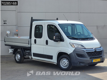 Flatbed van Citroën Jumper 130PK Open Laadbak Dubbel Cabine Trekhaak Euro6 Pritsche Pickup Open Box Trekhaak: picture 3