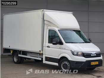 Box van MAN TGE 4.180 Dubbellucht Bakwagen Achterdeuren ACC Navi Airco Euro6 Meubelbak Koffer Airco: picture 3