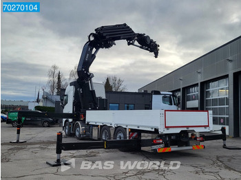 New Dropside/ Flatbed truck, Crane truck Volvo FH 460 8X2 Effer 1000 9S + 6S Kran + Fly-Jib Liftachse VEB+ Euro 6: picture 3
