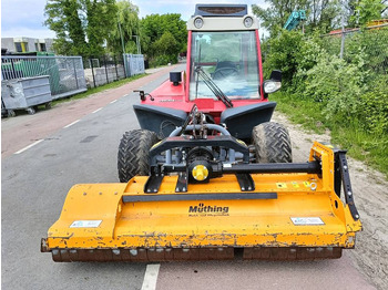 Farm trailer Aebi TT210 terratrac maaier mower pto front hef kubota: picture 3