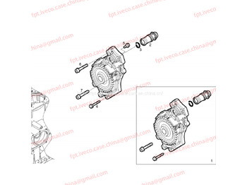 Oil pump for Truck FPT IVECO CASE Cursor9Bus F2CFE612D*J231/F2CFE612A*J098 5802748674 LUBE OIL PUMP 504131225 5801608329 504127258: picture 4