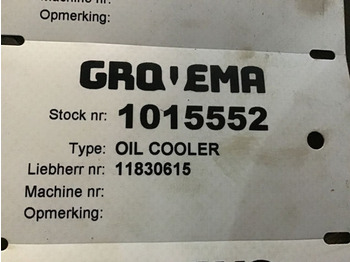 New Oil cooler Liebherr Oil Cooler: picture 3