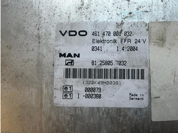 ECU for Truck MAN VDO ELEKTRONIK FFR Steuergerät 81.25805.7032: picture 2