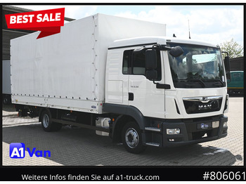 Curtain side van MAN