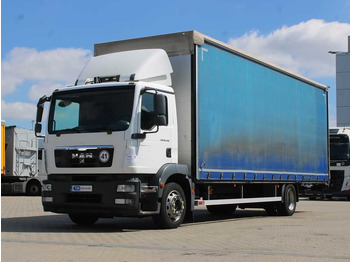 Curtainsider truck MAN TGM 18.290