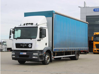 Curtainsider truck MAN TGM 18.290