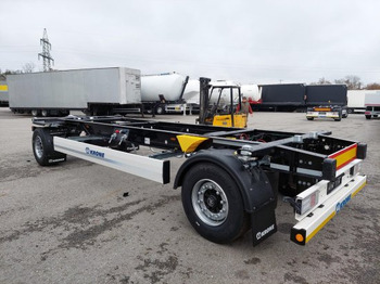 New Container transporter/ Swap body trailer Krone AZW 18, Maxilafette, Verstelldeichsel: picture 4