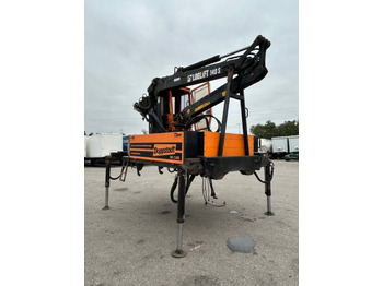 Container transporter/ Swap body trailer Plateau-Wechselpritsche mit Loglift 140S inkl. Rotator und Greifer: picture 3