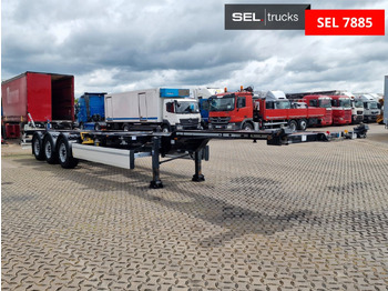 Container transporter/ Swap body semi-trailer Krone SD / Teleskop / Liftachse: picture 3