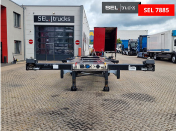 Container transporter/ Swap body semi-trailer Krone SD / Teleskop / Liftachse: picture 2