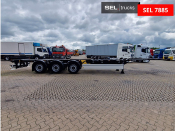 Container transporter/ Swap body semi-trailer Krone SD / Teleskop / Liftachse: picture 4