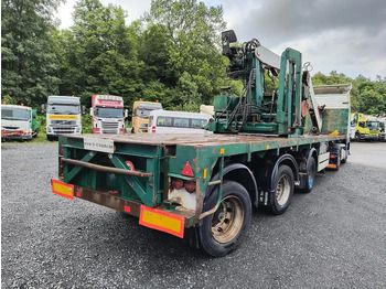 Dropside/ Flatbed semi-trailer EKW WITH FONCTIONING (!) GLIDING CRANE: picture 4 Dropside/ Flatbed semi-trailer EKW WITH FONCTIONING (!) GLIDING CRANE: picture 4