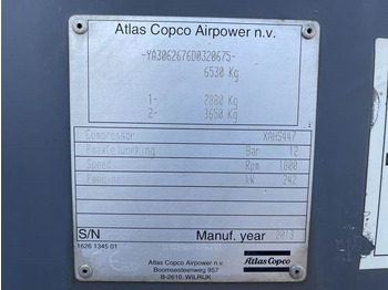 Air compressor Atlas-Copco XAHS 447 CD - N: picture 2