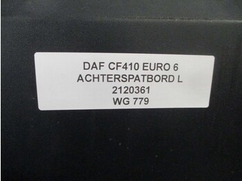 Body and exterior for Truck DAF CF 2120361 COMPLEET ACHTERSPATBORD LINKS EURO 6: picture 2