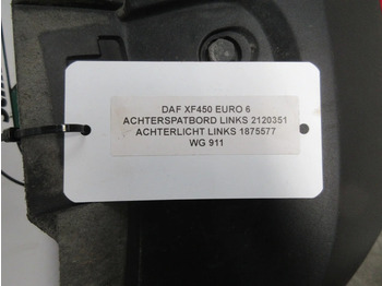 Body and exterior for Truck DAF XF450 2120351 + 1875577 ACHTERSPATBORD LINKS EURO 6: picture 3