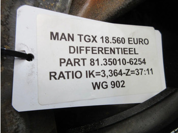 Differential gear for Truck MAN 81.35010-6254 / 3,364 . Z=37:11 DIFFERENTIEEL MAN 18.560 EURO 6: picture 5