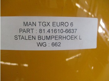 Bumper for Truck MAN 81.41610-6637 Bumper hoek Links: picture 2