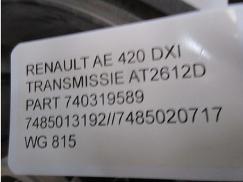 Gearbox for Truck Renault AE MAGNUM 740319589 TRANSMISSIE AT 2612D EURO 5: picture 5
