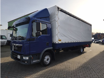 Curtainsider truck MAN TGL 8.220