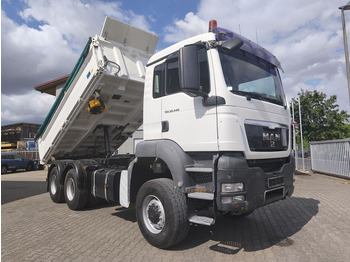 Tipper MAN TGS 26.400 6x6 GL Meiller Dreiseitenkipper Bordmatik Plane Euro: picture 5