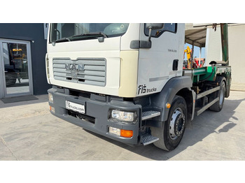 Container transporter/ Swap body truck MAN TGM 18.280 4x2 absetz tipper - euro 3: picture 2