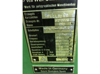 Printing machinery Brehmer/Polygraph 781 long arm wire stitching machine: picture 5