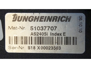 ECU for Material handling equipment Jungheinrich 51037707 | Rij regeling driving controller AS2405i index E Sw. 1,24: picture 3
