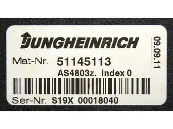 ECU for Material handling equipment Jungheinrich 51145113 | Stuur regeling steering Controller AS4803 Z index O  fro: picture 3