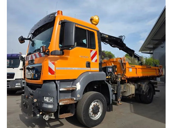 Tipper MAN TGS 18.320 4x4 – Wywrotka trójstronna Meiller + Kran HIAB | Komunalny | Euro 5: picture 2 Tipper MAN TGS 18.320 4x4 – Wywrotka trójstronna Meiller + Kran HIAB | Komunalny | Euro 5: picture 2