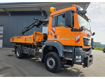 Tipper MAN TGS 18.320 4x4 – Wywrotka trójstronna Meiller + Kran HIAB | Komunalny | Euro 5: picture 3 Tipper MAN TGS 18.320 4x4 – Wywrotka trójstronna Meiller + Kran HIAB | Komunalny | Euro 5: picture 3