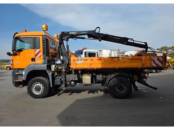 Tipper MAN TGS 18.320 4x4 – Wywrotka trójstronna Meiller + Kran HIAB | Komunalny | Euro 5: picture 5 Tipper MAN TGS 18.320 4x4 – Wywrotka trójstronna Meiller + Kran HIAB | Komunalny | Euro 5: picture 5