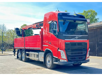 Dropside/ Flatbed truck, Crane truck Volvo FH460 6x2 oś podnoszona  – HDS Palfinger PK18.001L SLD3 / Euro 6C /  147 000 km!: picture 2