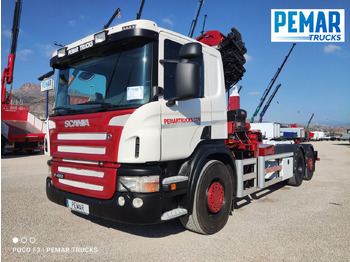 Crane truck SCANIA P 420 GRUA GANCHO MULTILIFT 6X2: picture 2