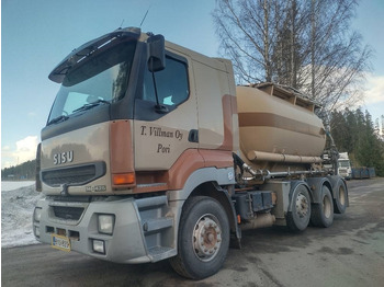Tank truck Sisu E14 8x2 kippipainepytty+kompura: picture 2