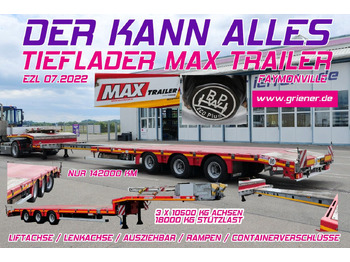 Low loader semi-trailer
