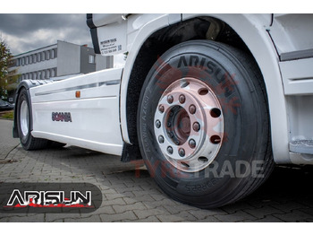 New Tire for Truck Arisun 295/80R22.5 AceWay AZ651 18PR 154/149M M+S 3PMSF FRONT: picture 5