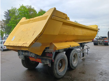 Tipper semi-trailer Fruehauf 2 Axle Steel Tipper , Spring Suspension , Drum Brakes: picture 3