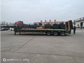 New Low loader semi-trailer ZHICHENG Semi Flat Bed Low Bed in Length 8-16m with 3 4 Axles: picture 4