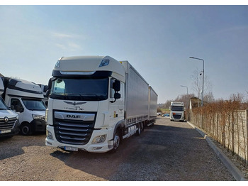 Curtainsider truck DAF XF 480